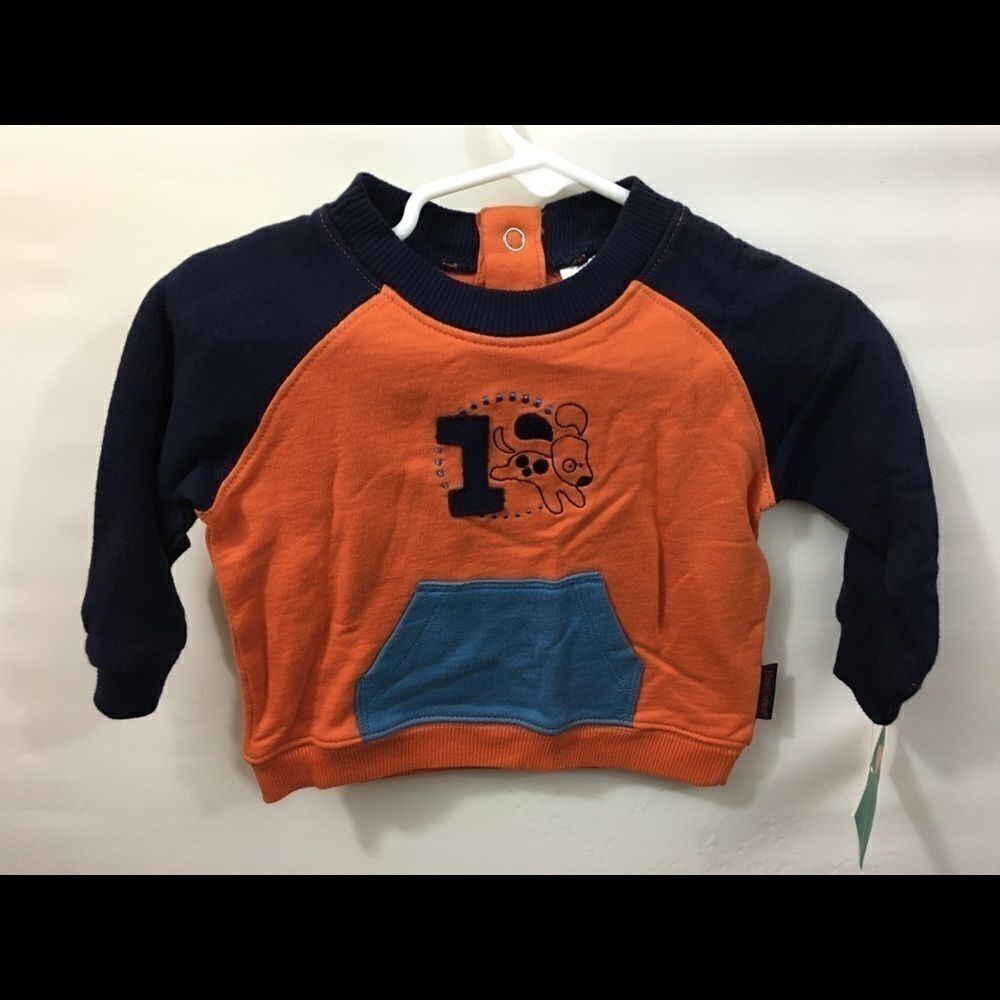 Healthtex Boys Sweatshirt 6-9 Mo Long Sleeve NWT